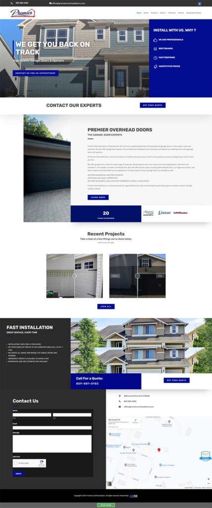 Portfolio - Premier Overhead Doors