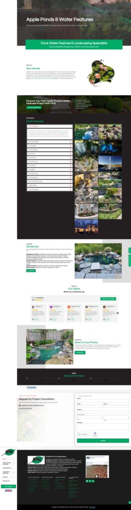 Apple Ponds & Water Features