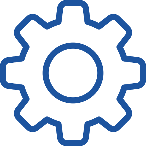 settings 1 | AD-IOS Web Development | AD-IOS Web Development Blue gear/settings icon indicating configuration or settings
